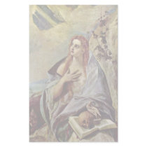 Penitent Mary Magdalene By Greco El Customized Stationery