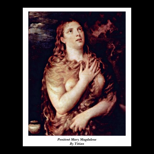 Penitent Mary Magdalene By Titian Posters