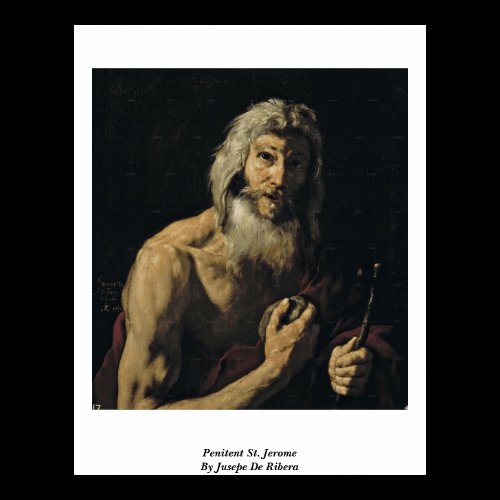 Penitent St. Jerome By Jusepe De Ribera Posters