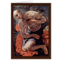 Penitent St. Jerome By Pontormo Jacopo Greeting Cards