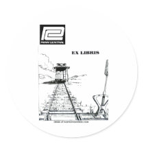 Penn Central Railway Company ,Library Book Plate stickers