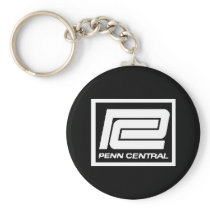 Penn Central Railway Company Logo keychains