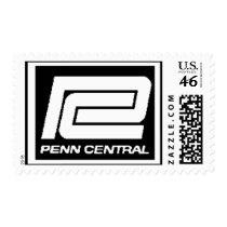 Penn Central Railway Company Logo Postage Stamp