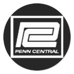 Penn Central Railway Company Logo stickers