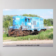 Penn Eastern Rail Lines GP-10 # 2202 Posters