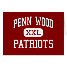 Penn Wood - Patriots - High - Lansdowne Greeting Card