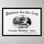Pennant Winners Baseball 1924 Print