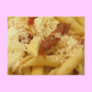 Penne pasta, tomatoes & cheese