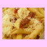 Penne pasta, tomatoes & cheese