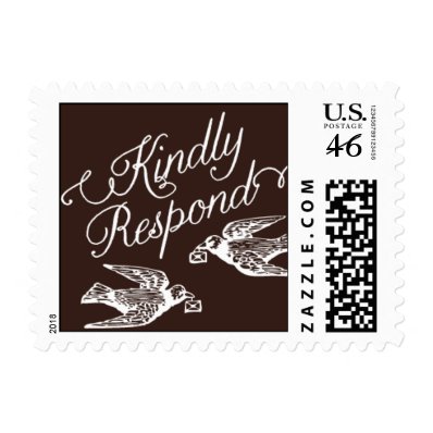 Penned - Kindly Respond - Brown Stamp