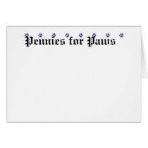 Pennies for paws cards by Catahoula Pennies for paws cards