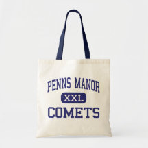 Penns Manor - Comets - High - Clymer Pennsylvania Canvas Bag