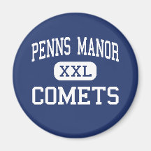 Penns Manor - Comets - High - Clymer Pennsylvania Fridge Magnets