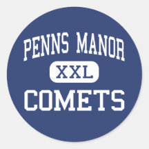 Penns Manor - Comets - High - Clymer Pennsylvania Sticker