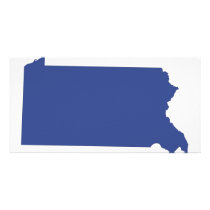 Pennsylvania -a BLUE state Personalized Photo Card