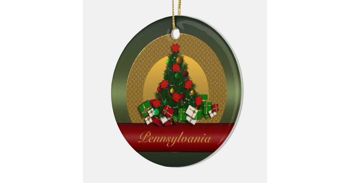 pennsylvania christmas tree ornament zazzle pennsylvania christmas tree ornament zazzle