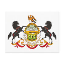 Pennsylvania Coat of Arms Postcard