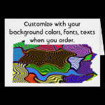 Pennsylvania Customize card how you like it cards