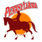ladies_casual_longsleeve - Pennsylvania dressage equestrian illustration and design by Duncan Reed