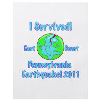 Pennsylvania, East Coast Earthquake of 2011 Flyer