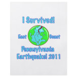 Pennsylvania, East Coast Earthquake of 2011 Flyer