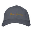 Pennsylvania Embroidered Hat embroidered hats by statehats Pennsylvania Embroidered Hat embroidered hats