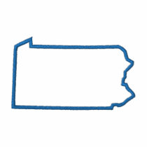 Pennsylvania embroidered shirts by ZazzleEmbroidery Pennsylvania embroidered shirts