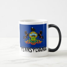 Pennsylvania Flag Coffee Mugs