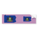 Pennsylvania Flag Map bumper stickers by usaflags Pennsylvania Flag Map bumper stickers