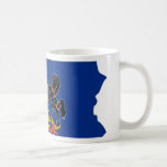 Pennsylvania Flag Map Coffee Mugs