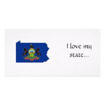 Pennsylvania Flag Map photo cards by usaflags Pennsylvania Flag Map photo cards