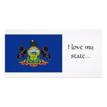 Pennsylvania Flag Photo Greeting Card
