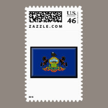 Pennsylvania Flag stamps