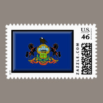 Pennsylvania Flag stamps