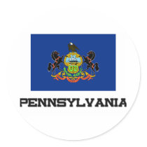 Pennsylvania Flag stickers by tshirtshirts Pennsylvania Flag stickers