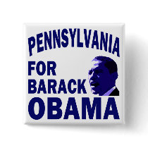 Pennsylvania for Barack Obama T-Shirt buttons by irregulargoods Pennsylvania for Barack Obama T-Shirt buttons