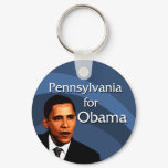 Pennsylvania for Obama Keychain