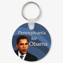 Pennsylvania for Obama Keychain by irregulargoods Pennsylvania for Obama Keychain