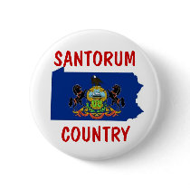 Pennsylvania for Santorum Pinback Button
