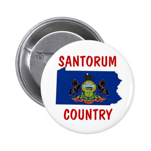 Pennsylvania for Santorum Pinback Button