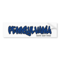 Pennsylvania Graffiti bumper stickers