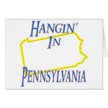 Pennsylvania - Hangin' Greeting Card