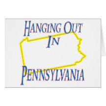 Pennsylvania - Hanging Out Greeting Cards