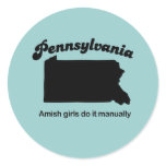 Pennsylvania Motto - Amish girls do it manually