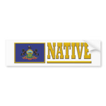 Pennsylvania Native Bumper Sticker