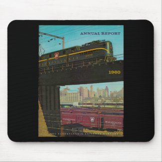 Pennsylvania Railroad Annual Report 1960 mousepad