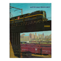 Pennsylvania Railroad Annual Report 1960 posters
