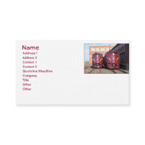 Pennsylvania Railroad E8A's Custom Business Caards Business Card Templates