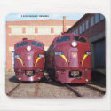 Pennsylvania Railroad E-8a,s (JTFS) 5809 and 5711 mousepads