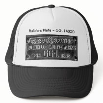 Pennsylvania Railroad GG-1 #4800 Builders Plate Mesh Hats